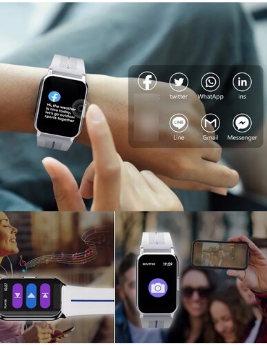 Reloj Inteligente Smart Watch Petukita Box H76 Bluetooth Fitness Negro