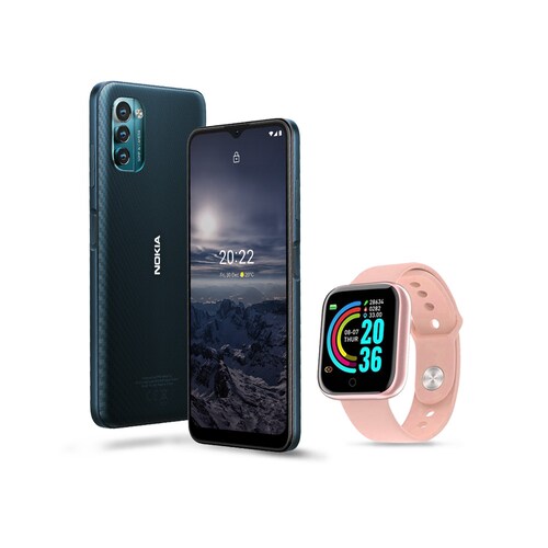Nokia G21 4/128 GB Azul (Dual SIM) + Smart Bracalet