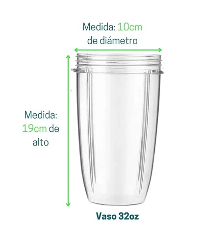 Set Vasos Con Aspa, Empaques Y Hules Nutribullet Repuestos