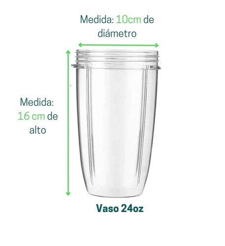 Set Vasos Con Aspa, Empaques Y Hules Nutribullet Repuestos