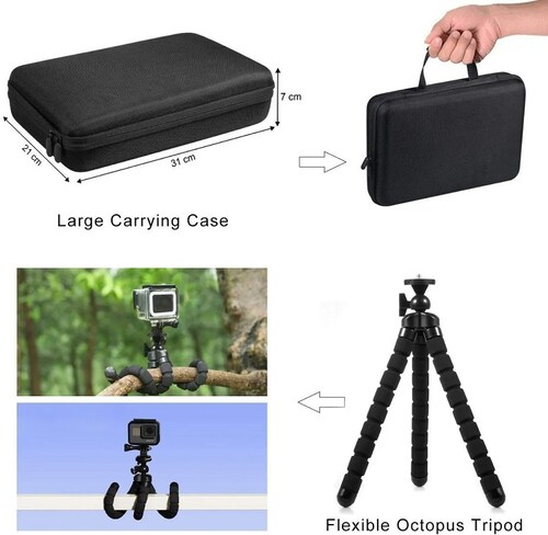 Kit De Accesorios 62 En 1 Para Gopro8 Hero 9 8 7 6 5 4