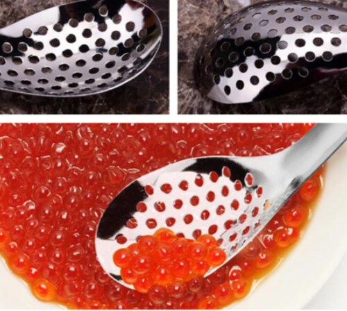 Cuchara para Esferificaciones, Cuchara Lottus, Cocina molecular