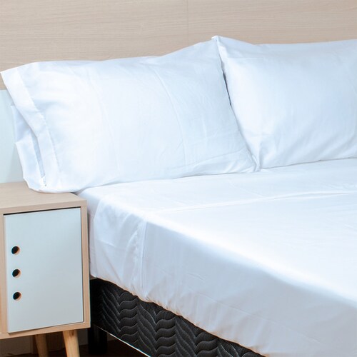 Sábanas Hipoalergénica Spring Air Essence king Size Blanco
