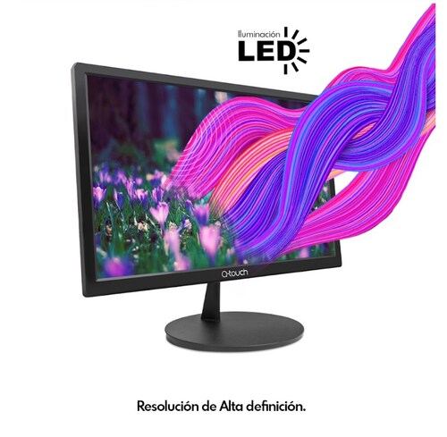 Combo Monitor Q-TOUCH QT-1900 19 Pulgadas HD LED +  Audífonos