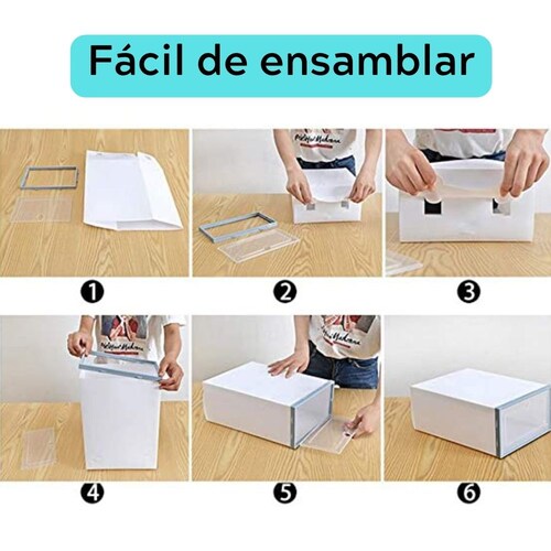 Cajas de plástico apilables Gadgets & Fun organizador para zapatos