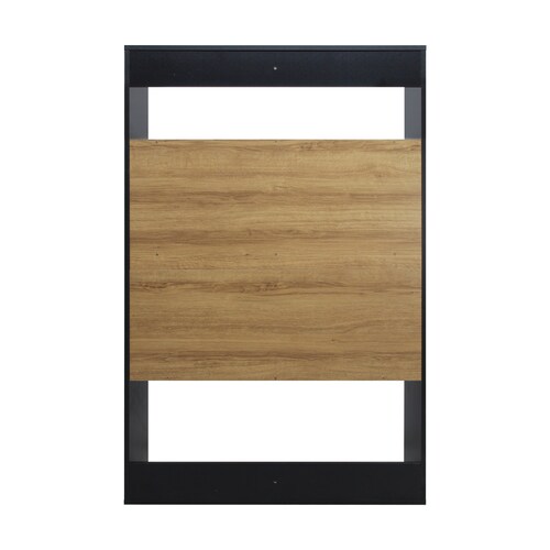 Escritorio Tipo Librero Home Office Dixie 140x90 Negro Mundo In