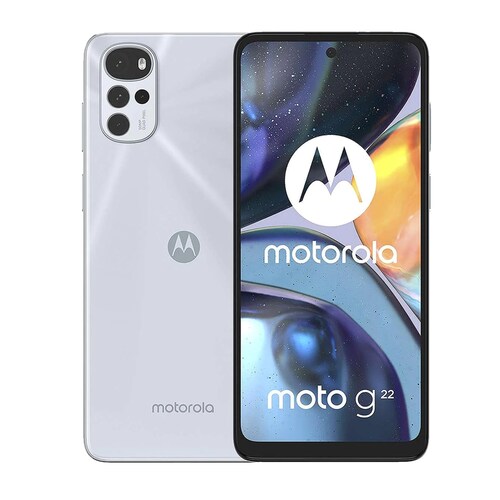 Celular Mototorola Moto G22 Ram 4GB Almacenamiento 64 GB Dual Sim- Blanco