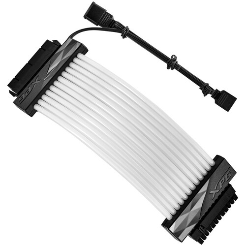 Cable Extension 24 Pin XPG Prime ARGB Tarjeta Madre ATX ARGBEXCABLE-MB-BKCWW