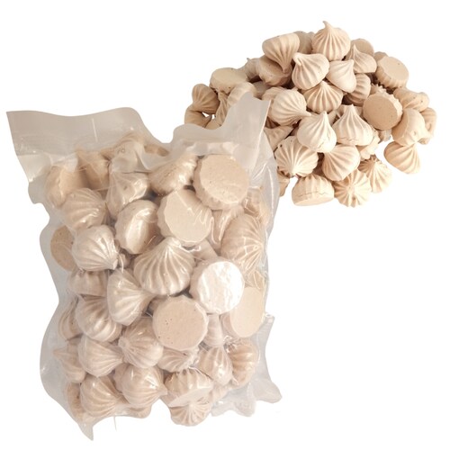 Merengues o Suspiros de sabor chocolate a granel 100 g 2 bolsas Roev Reposteria