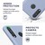 Carcasa Compatible con Huawei P30 Lite - Funda de Silicona para móvil - Cover Trasero en Azul Claro Mate