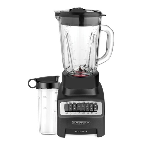 Licuadora Black and Decker BL1140MB-MX 12 Vel. Pulverix Negra