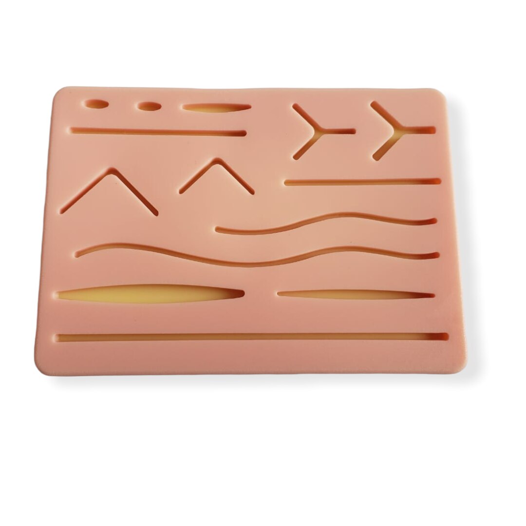 Cuscinetto Per Sutura Medica 17x12cm – Con Ferite Pretagliate, In Silicone, Riutilizzabile - 5