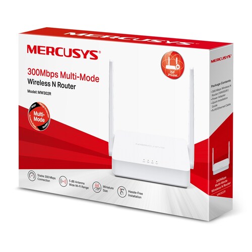Router Inalambrico Mercusys MW302R 300Mbps Multimodo