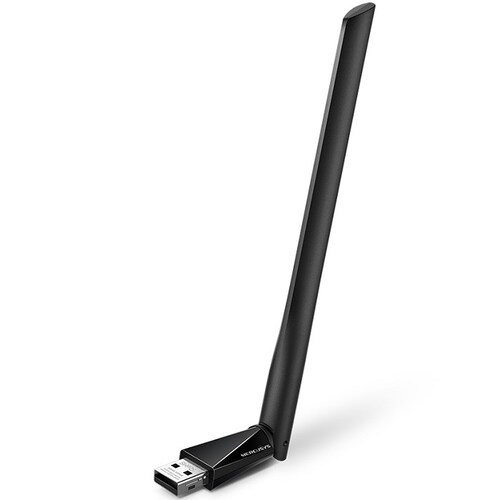 Adaptador De Red USB Mercusys MU6H Inalambrico Banda Dual AC650 Alta Ganancia.
