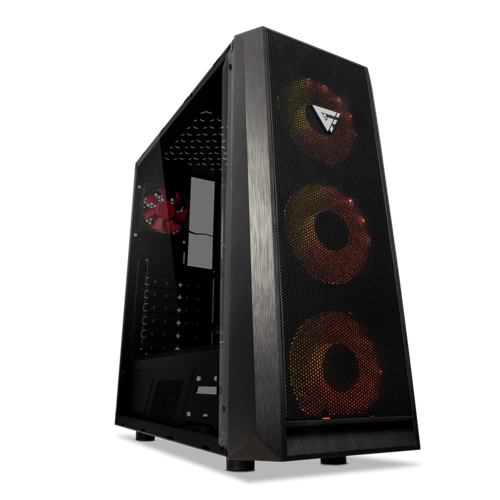 Gabinete Game Factor Csg502, Torre, Atx/micro Atx/mini-itx, Usb 2.0/3.0, Sin Fuente, Negro