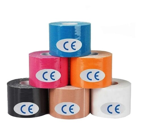 Cinta Kinesiológicas Vendaje Neuromuscular 6pcs 5mx5cm