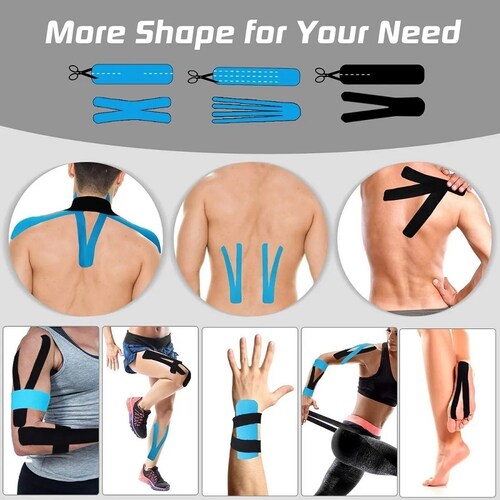 Cinta Kinesiológicas Vendaje Neuromuscular 6pcs 5mx5cm