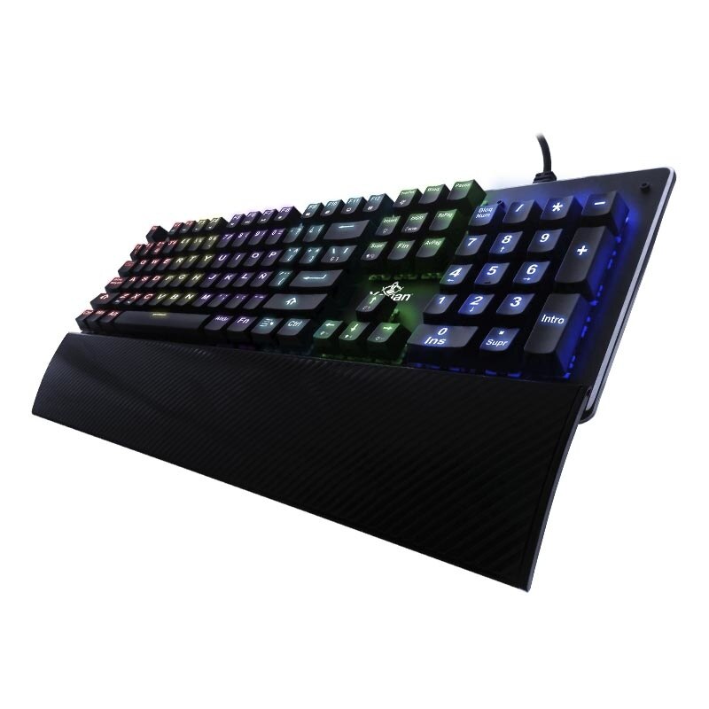 Teclado Gamer Yeyian Flare Serie 2000 RGB, Teclado Mecánico