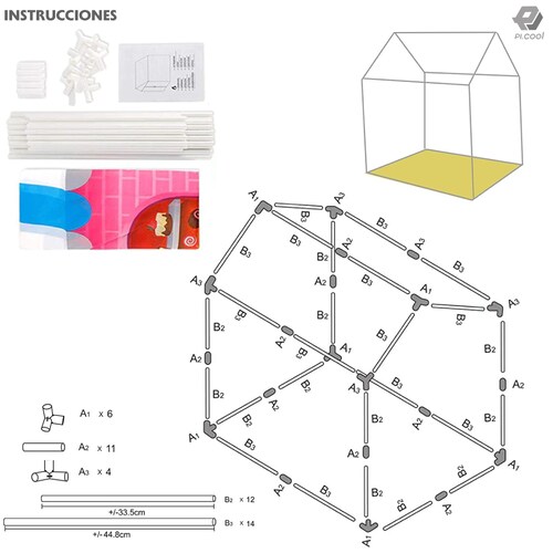 Carpa Casita De Juego Infantil Supermercado Pasteleria