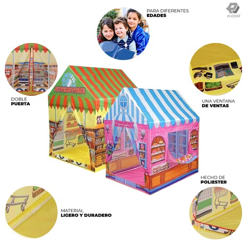 Carpa Casita De Juego Infantil Supermercado Pasteleria