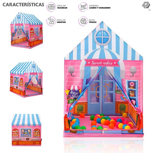 Carpa Casita De Juego Infantil Supermercado Pasteleria