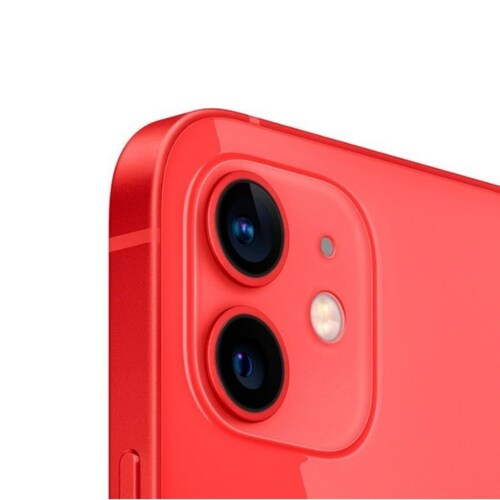 iPhone 12 64GB Rojo Reacondicionado Grado A + Audífonos Genéricos