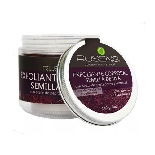 Exfoliante Corporal Semilla De Uva 140g Rusens 