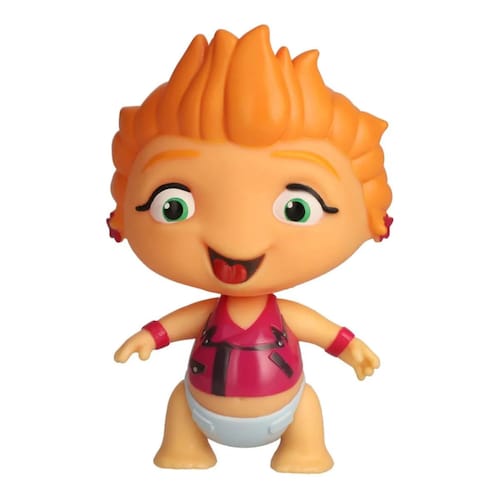 Mini Beat Power Rockers Figura Wat 10 cm + Accesorio Instrumento Musical 
