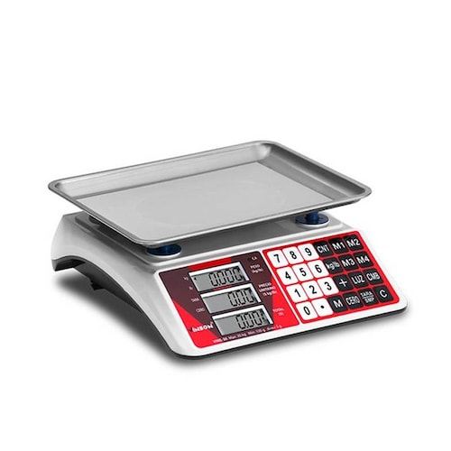 Báscula comercial digital Vinson VINS-30 30kg 110V 27.5 cm x 21.5 cm 