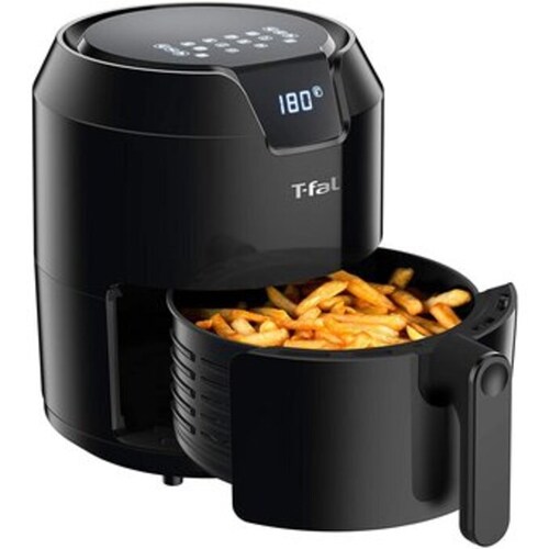 Freidora de Aire T-Fal Easy Fry con Antiadherente 4.2 L 1450 W Negra 