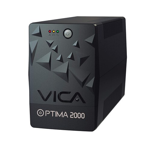 No Break Interactivo Vica Optima 2000 de 2000VA/1200W con 8 Contactos