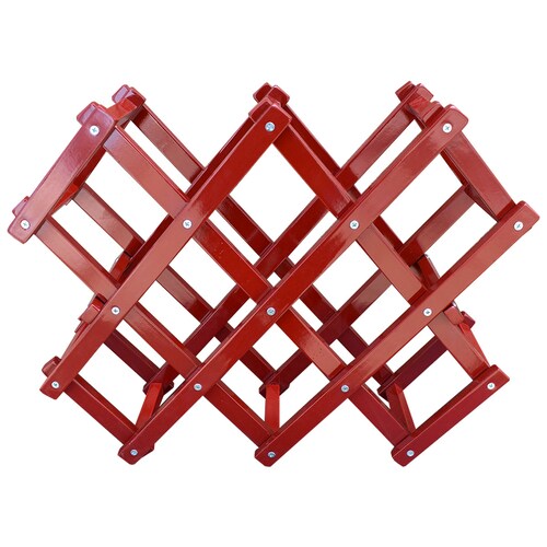 Cava Plegable 10 Botellas Rojo