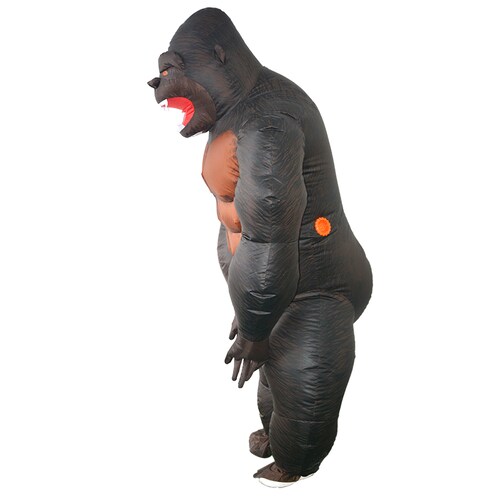 Disfraz Inflable Premium Gorila Kong toda ocasión Adulto Unitalla 12+años.
