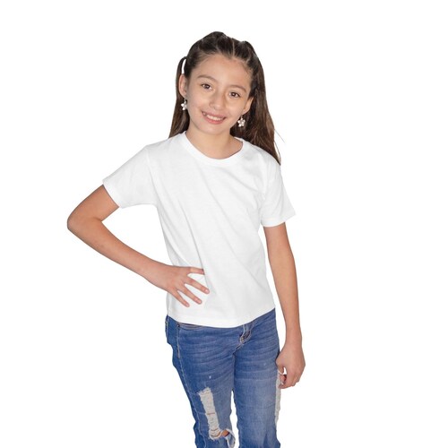 Playera Peso Completo Cuello Redondo Manga Corta Unisex para Niño