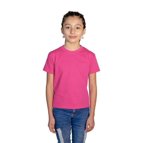 Playera Peso Completo Cuello Redondo Manga Corta Unisex para Niño