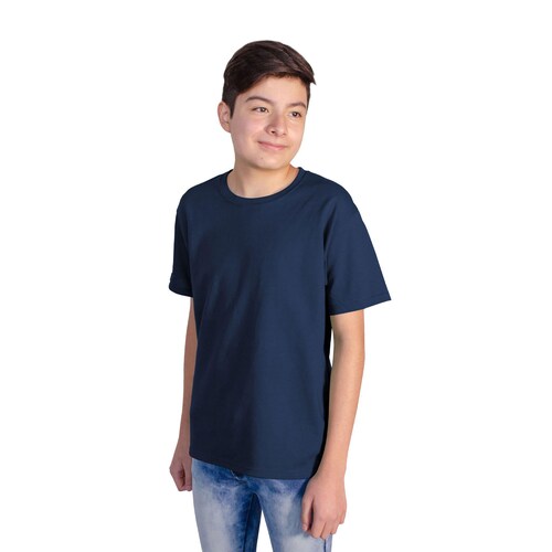Playera Peso Completo Cuello Redondo Manga Corta Unisex para Niño