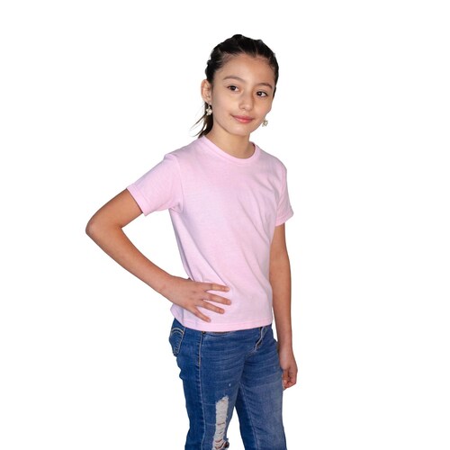 Playera Peso Completo Cuello Redondo Manga Corta Unisex para Niño