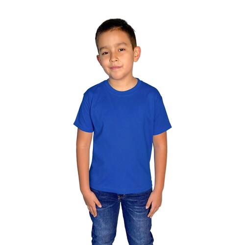 Playera Peso Completo Cuello Redondo Manga Corta Unisex para Niño