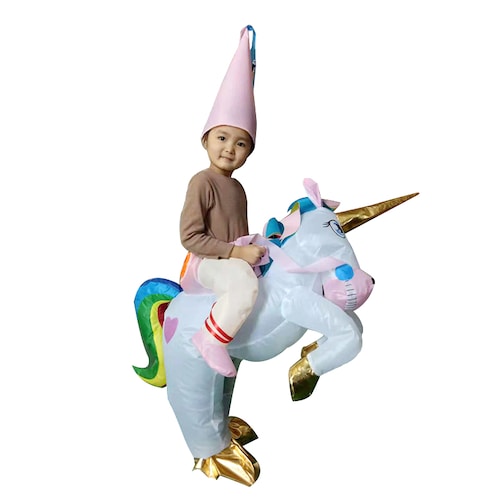 Disfraz Inflable tipo Montar Pony toda ocasión Halloween Infantil Unitalla 3 a 7 años