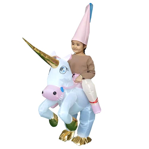 Disfraz Inflable tipo Montar Pony toda ocasión Halloween Infantil Unitalla 3 a 7 años