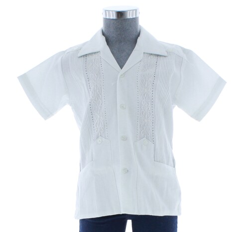 Guayabera Bordada para Niño 2976 1 a 16 Años.