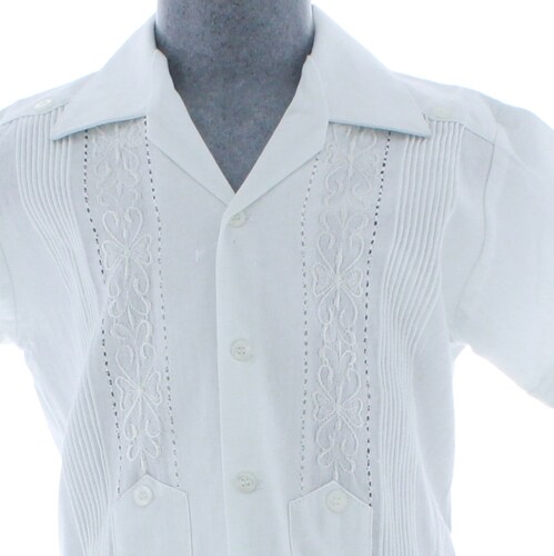 Guayabera Bordada para Niño 2976 1 a 16 Años.