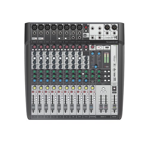 Mezcladora Analogica Soundcraft SIGNATURE 12MTK de 12 Canales