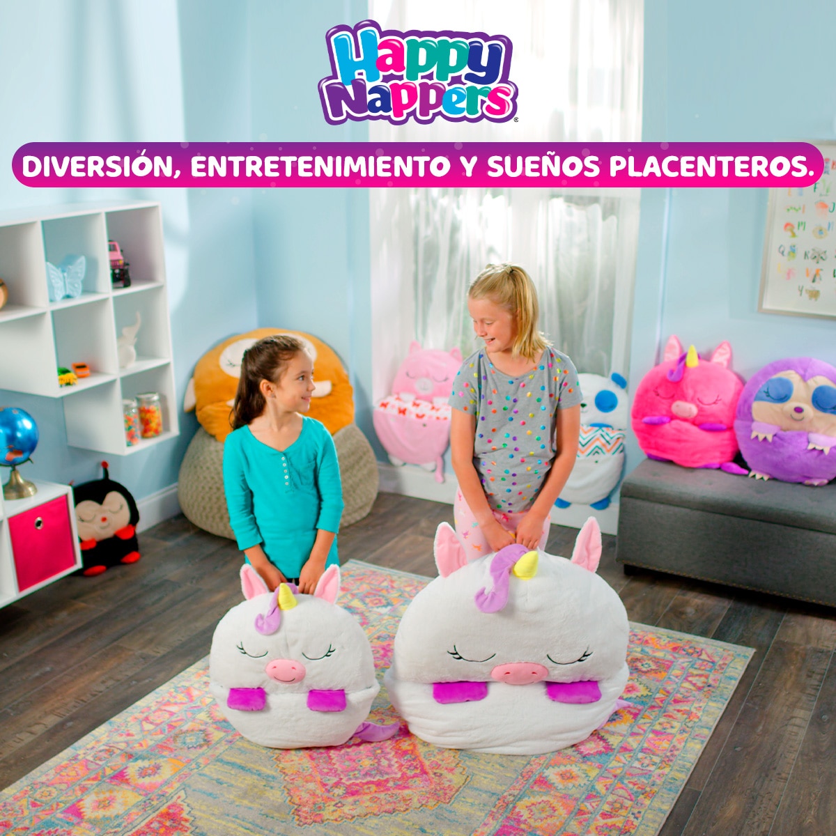 Almohada bolsa para dormir Happy Nappers Unicornio