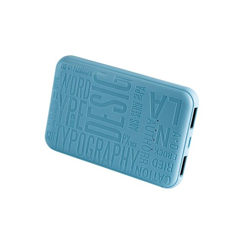 PILA CARGADOR P/CELULAR GREEN LEAF IP-4213BL PORTÁTIL AZUL ENDY1