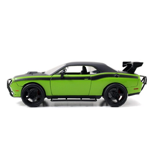 Letty Dodge Challenger SRT8 VERDE  Rapido y Furioso JADA TOYS ESCALA 1:24 OFERTA!