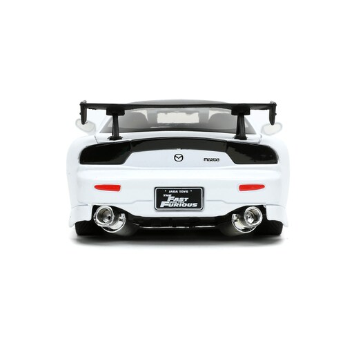 1993 Mazda RX-7 BLANCO Rapido y Furioso JADA TOYS ESCALA 1:24