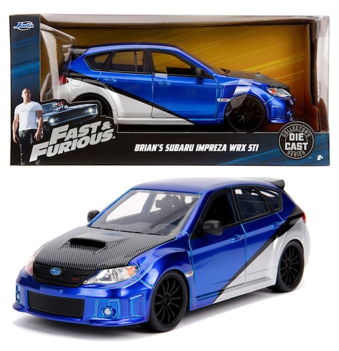 Brian 2012 Subaru Impreza WRX STI Rapido y Furioso JADA TOYS ESCALA 1:24 