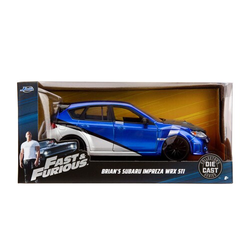 Brian 2012 Subaru Impreza WRX STI Rapido y Furioso JADA TOYS ESCALA 1:24 