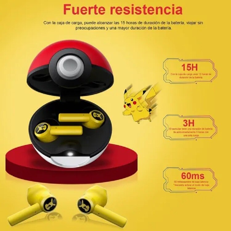 Audífonos discount de pikachu